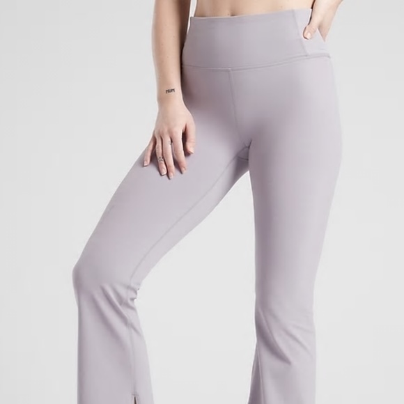 athleta barre skinny flare